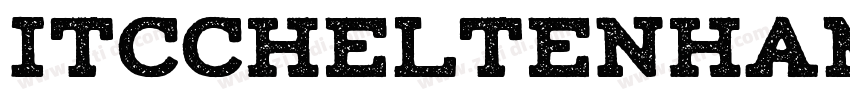 ITCCheltenhamW04 Bol字体转换